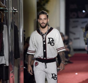 Maluma desfilando para Dolce & Gabbana Maluma desfilando para Dolce & Gabbana