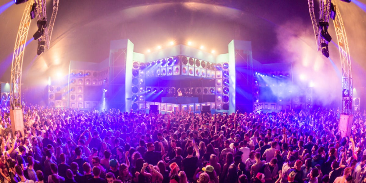 Escenario de techno del DayDream Festival