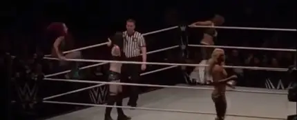 Momento exacto en el que Paige se lesiona Momento exacto en el que Paige se lesiona