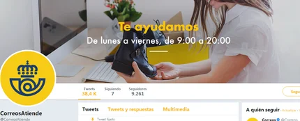Correos Atiende en Twitter Correos Atiende en Twitter