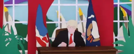 Donald Trump en el videoclip de 'Get out of your own way' de U2 Donald Trump en el videoclip de 'Get out of your own way' de U2