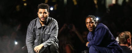 The Weeknd y Kendrick Lamar durante la gira The &#39;Legends of The Fall Tour&#39;