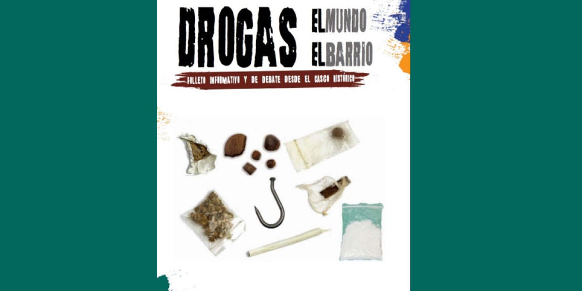 Cartel sobre las drogas financiado con dinero del Ayuntamiento de Zaragoza