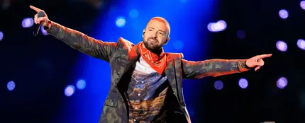 Justin Timberlake durante su actuación en la Super Bowl Justin Timberlake durante su actuación en la Super Bowl