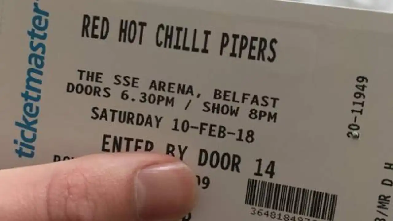 Entrada para el concierto del grupo gaitero 'Red Hot Chili Pipers' Entrada para el concierto del grupo gaitero 'Red Hot Chili Pipers'