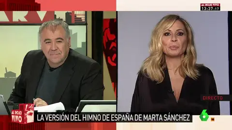 Marta Sánchez, sobre su versión del himno de España: "No tiene intención política. Solo quiero que esta letra emocione y una" Marta Sánchez, sobre su versión del himno de España: "No tiene intención política. Solo quiero que esta letra emocione y una"