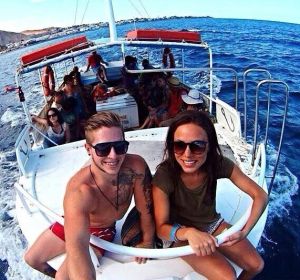 Jessica D'Argent y Justin Engelke Jessica D'Argent y Justin Engelke