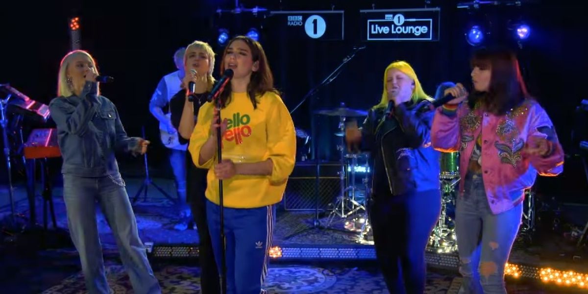 Dua Lipa en la BBC Radio 1