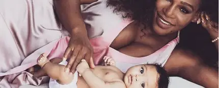 Serena Williams junto a su hija Alexis Olympia Ohanian Serena Williams junto a su hija Alexis Olympia Ohanian
