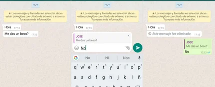 Así puedes leer un mensaje eliminado de WhatsApp Así puedes leer un mensaje eliminado de WhatsApp
