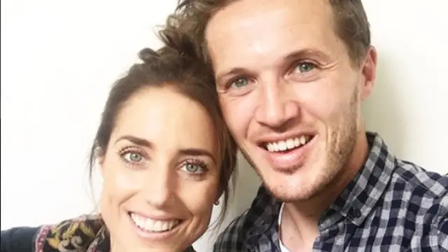 Jake Coates y su primera mujer, Emmy Coates