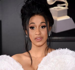 Cardi B en la alfombra roja de los Grammy 2018 Cardi B en la alfombra roja de los Grammy 2018