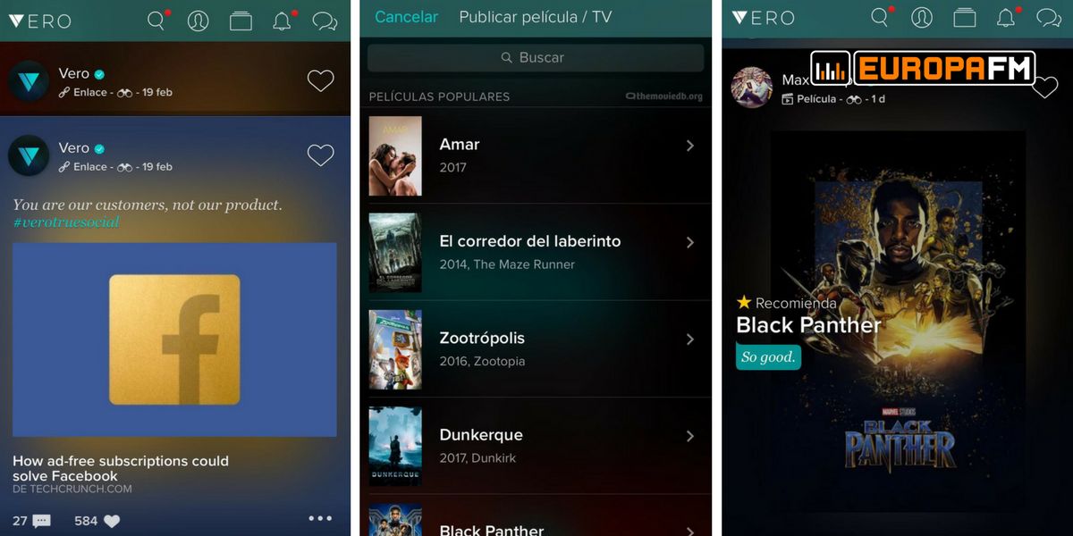 Vero, la nueva red social