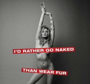 Ireland Baldwin para PETA Ireland Baldwin para PETA