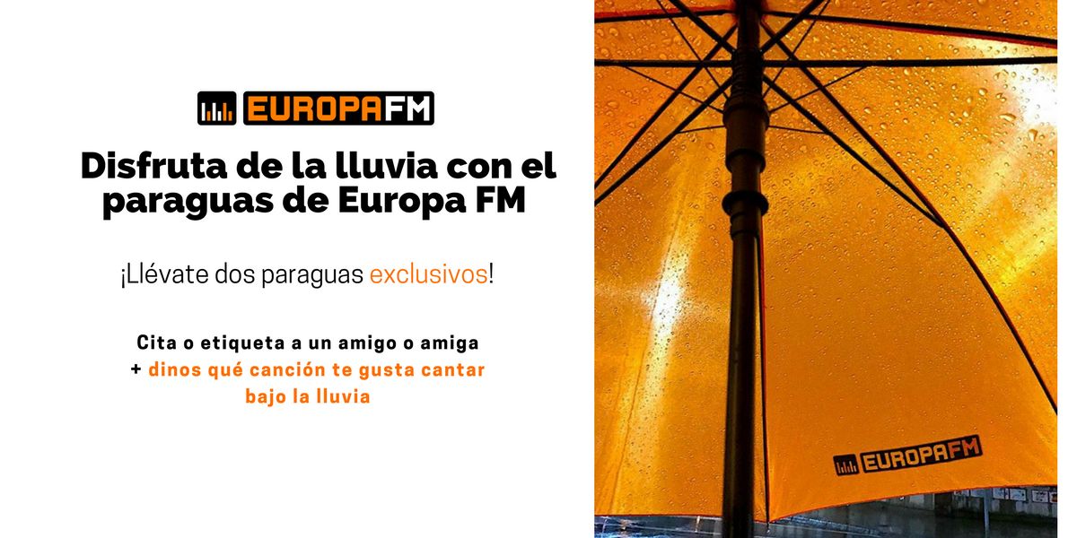 Concurso | Llévate dos paraguas de Europa FM