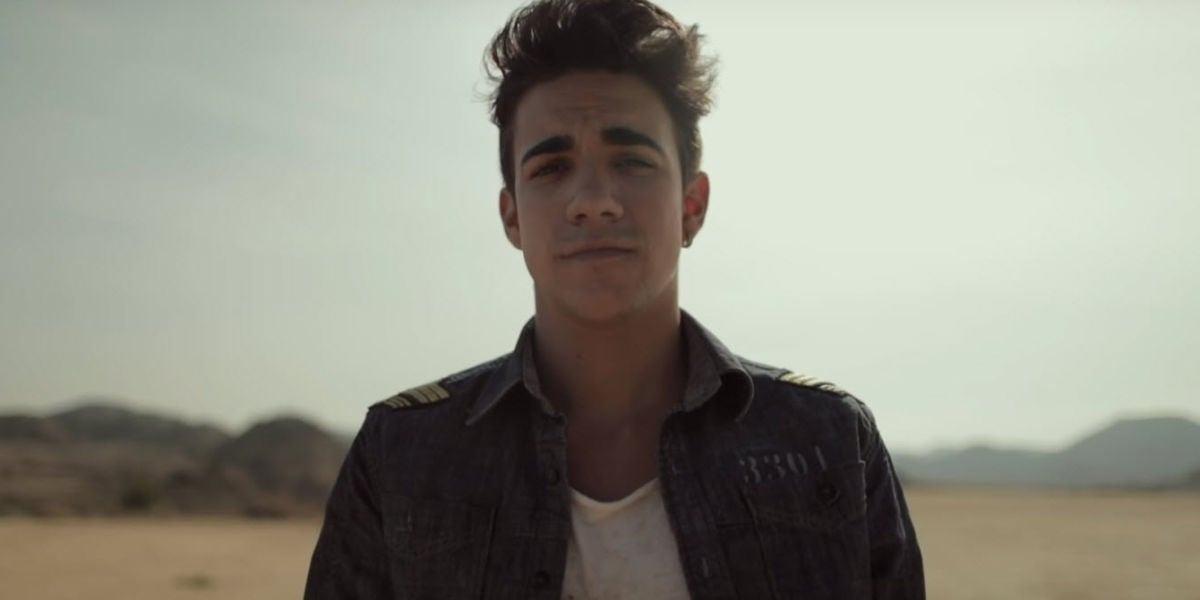 Gonzalo Hermida en el vídeo de 'Intacto'
