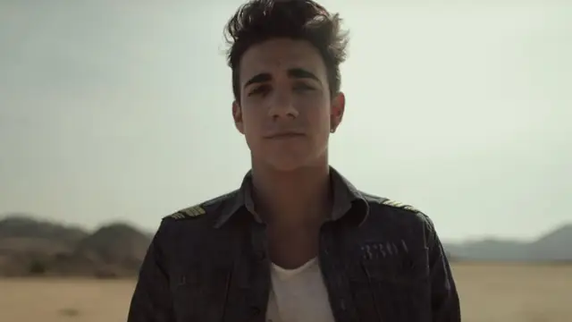 Gonzalo Hermida en el vídeo de 'Intacto'