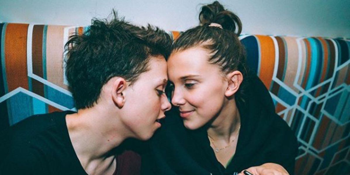 Millie Bobby Brown y Jacob Sartorius