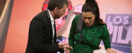Pilar Rubio, asusta a Pablo Motos con un parto en directo en 'El Hormiguero 3.0': "He dilatado un centímetro" Pilar Rubio, asusta a Pablo Motos con un parto en directo en 'El Hormiguero 3.0': "He dilatado un centímetro"