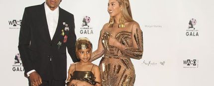 Jay Z, Blue Ivy y Beyoncé en la Wereable Art Gala 2018