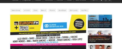 europafm.com, la segunda web musical en febrero