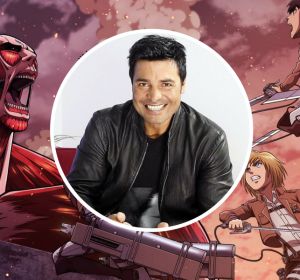 Chayanne en el opening de Ataque a los Titanes Chayanne en el opening de Ataque a los Titanes