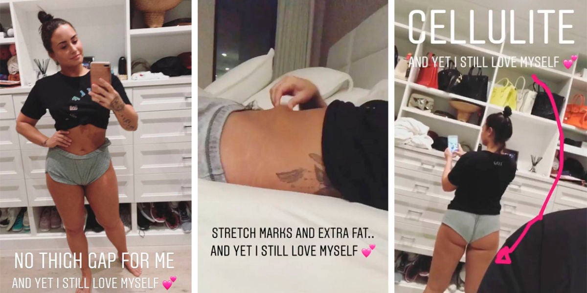 Demi Lovato enseña su celulitis y estrías