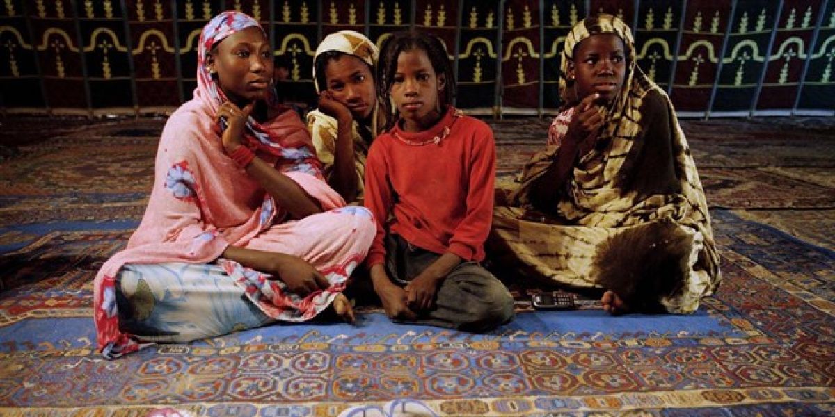 Un grupo de niñas de Mauritania