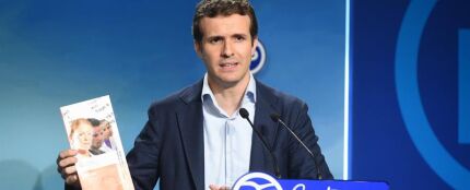 Pablo Casado, en rueda de prensa