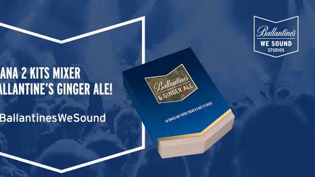 ¡Gana kits mixer Ballantine's Ginger Ale!