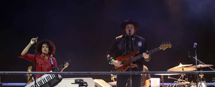 Arcade Fire durante su concierto en Barcelona presentando 'Everything Now' Arcade Fire durante su concierto en Barcelona presentando 'Everything Now'