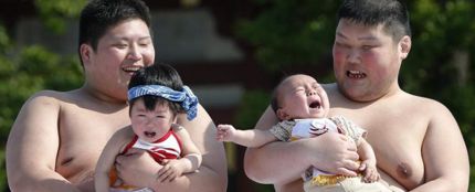 Naki Sumo, el festival de los bebés llorones