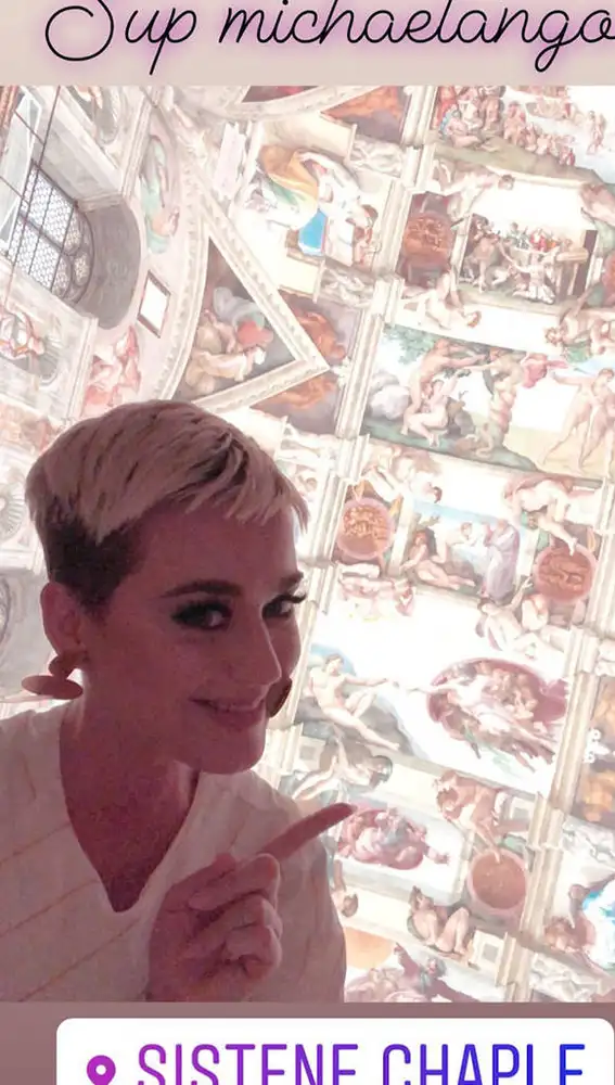 Katy Perry en la Capilla Sixtina Katy Perry en la Capilla Sixtina