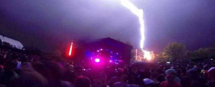 Cae un rayo en el festival Trance XV de Argentina