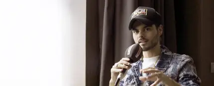 Abraham Mateo durante la entrevista con Europa FM Abraham Mateo durante la entrevista con Europa FM