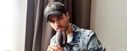 Abraham Mateo durante la entrevista con Europa FM