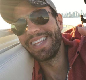 Enrique Iglesias en su barco Enrique Iglesias en su barco