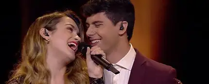 Amaia y Alfred en la primera semifinal de Eurovisión Amaia y Alfred en la primera semifinal de Eurovisión