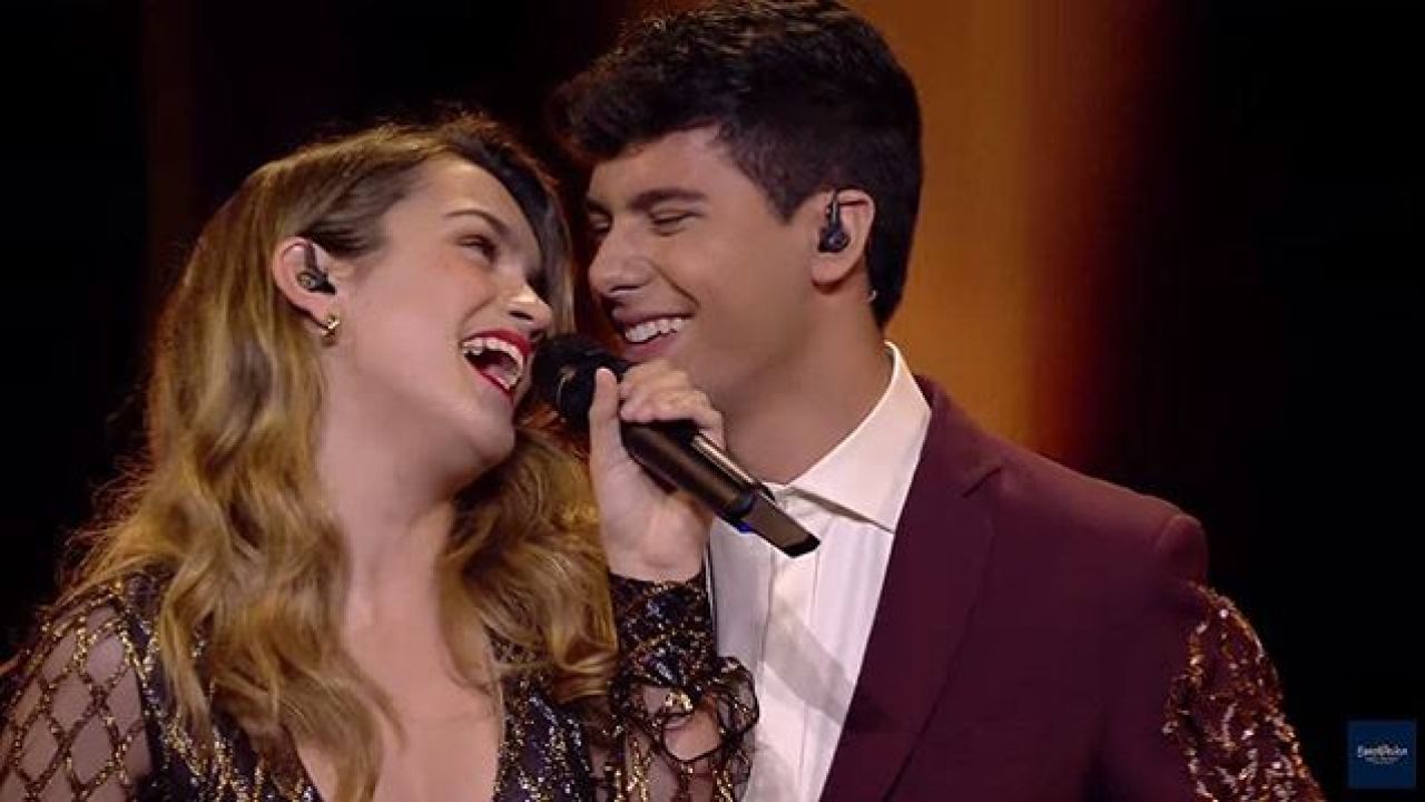 La actuación de Amaia y Alfred