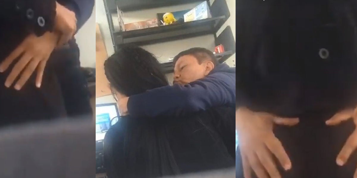 Un profesor universitario acosando sexualmente a una alumna