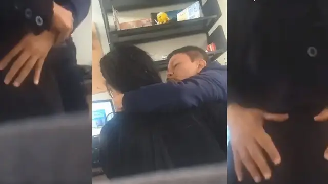 Un profesor universitario acosando sexualmente a una alumna