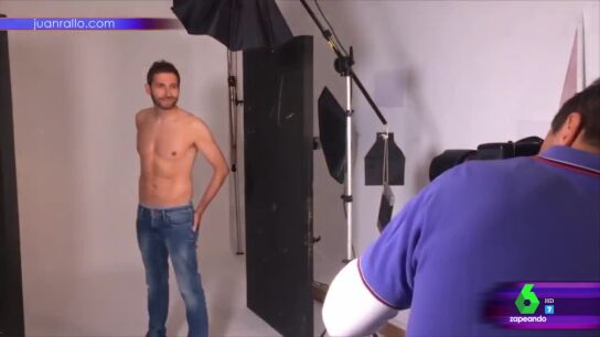Así ha sido la sesión de fotos de Frank Blanco luciendo abdominales
