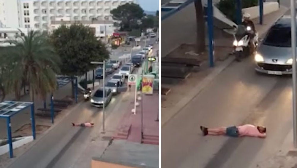 Pegan una paliza a un turista británico que bloqueaba el tráfico en una calle de Ibiza 