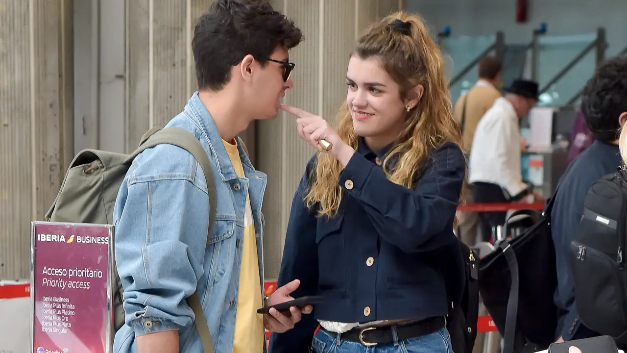 Amaia y Alfred en el aeropuerto tras Eurovisión Amaia y Alfred en el aeropuerto tras Eurovisión