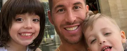 Sergio Ramos con sus hijos Sergio Ramos con sus hijos