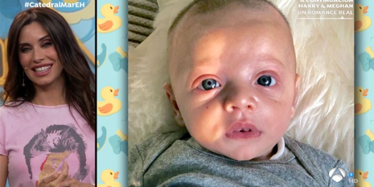 Pilar Rubio muestra por primera vez la carita de su hijo Alejandro