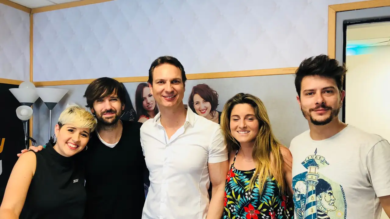 David Otero con Javier Cárdenas y su equipo David Otero con Javier Cárdenas y su equipo