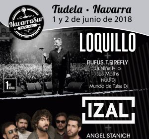 Cartel de la primera edición del Navarra Sur Festival Cartel de la primera edición del Navarra Sur Festival