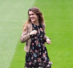 Amaia Romero en la presentación del concierto 'OT Bernabéu' Amaia Romero en la presentación del concierto 'OT Bernabéu'