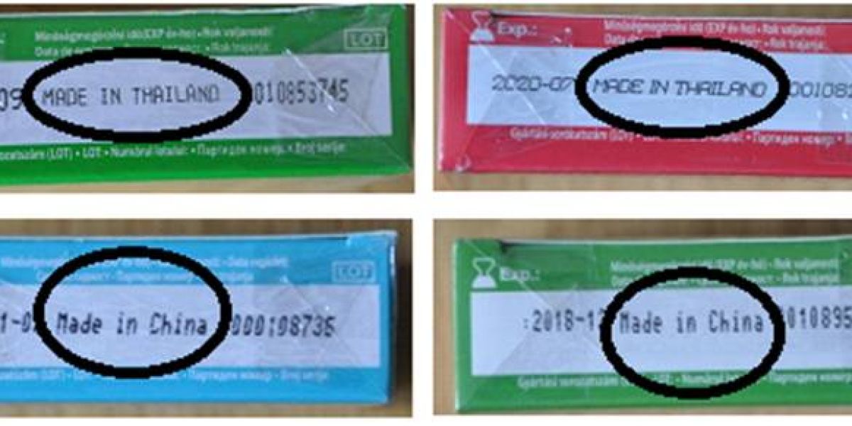 Preservativos falsificados